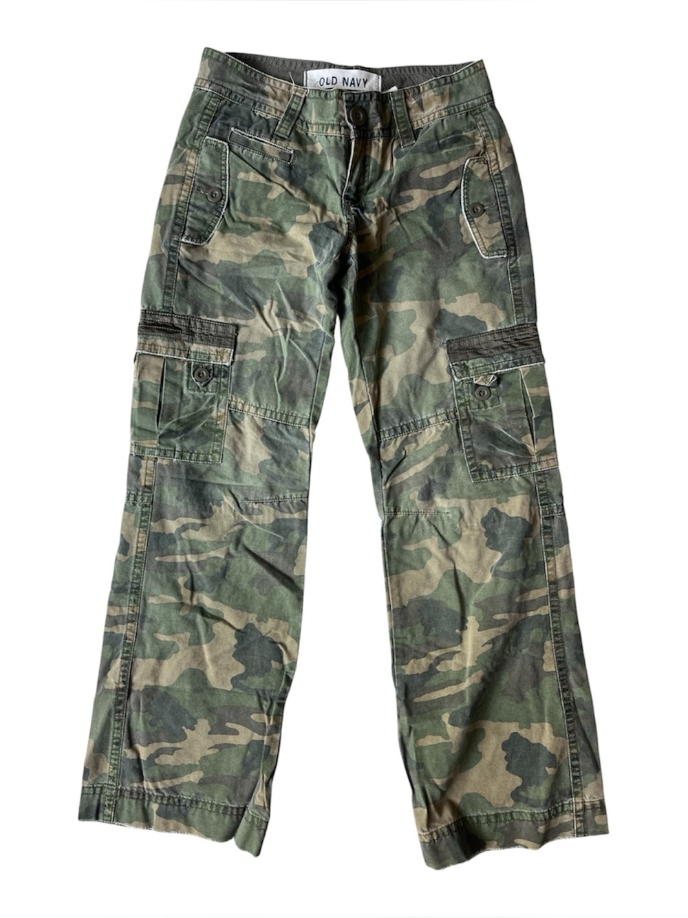 Y2K OLD NAVY ARMY CARGO PANTS WOMENS 4